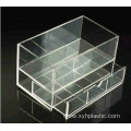 clear colored acrylic tissue organizer box